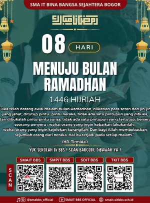 8 Hari Menuju Ramadhan
