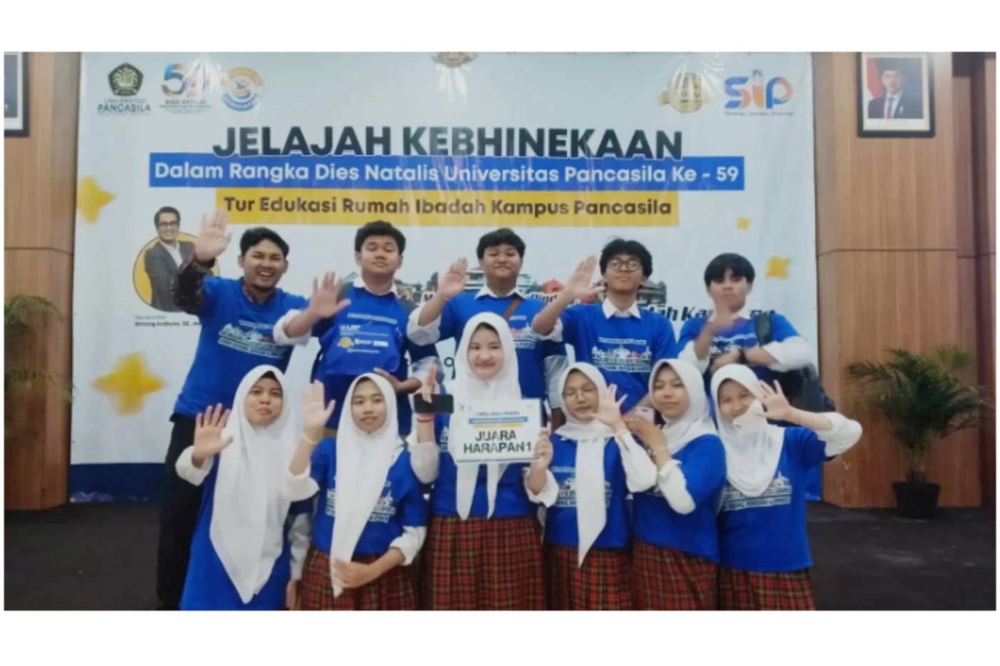 Cara SMAIT BBS Bogor Ikut Kobarkan Semangat Kebhinekaan di Universitas Pancasila