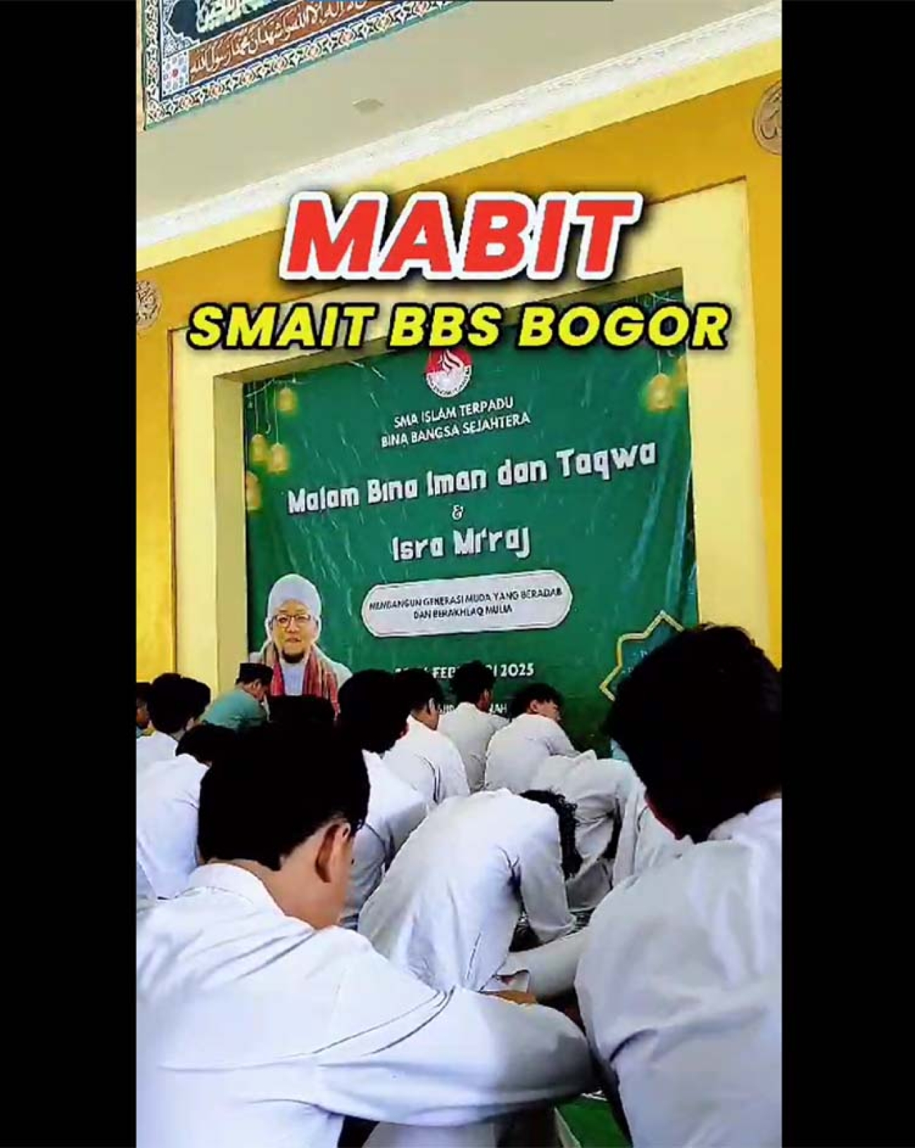 SMAIT Bina Bangsa Sejahtera Gelar Malam Bina Iman dan Taqwa (Mabit)